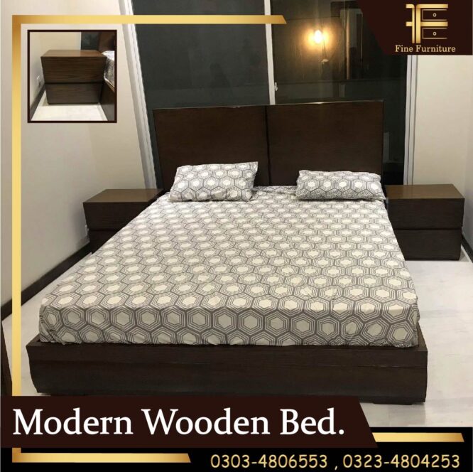 Modern Wooden Bed