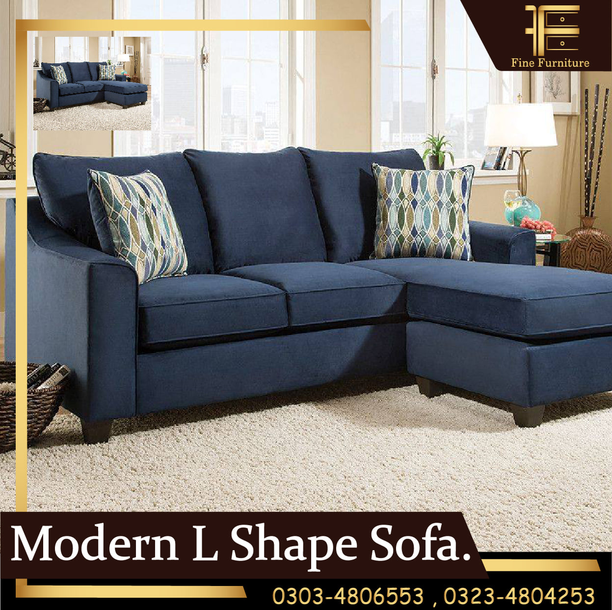 Modern L Shape Sofa