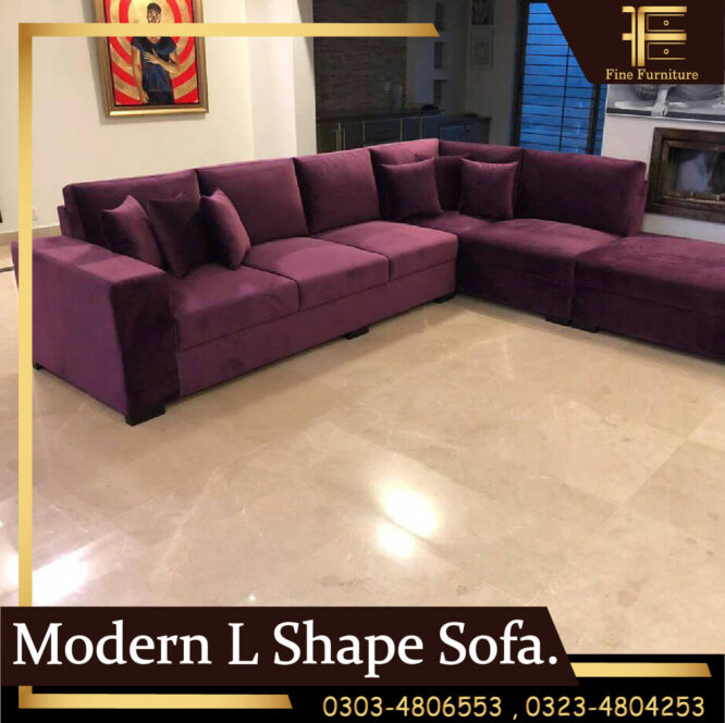 Modern L Shape Sofa.