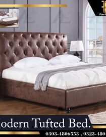 Modern Tufted Bed.