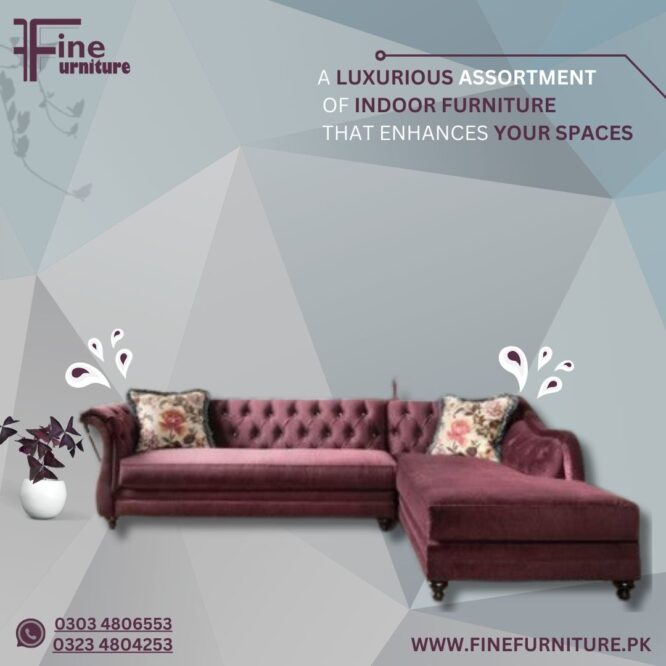 Modern Corner Shape Sofa.