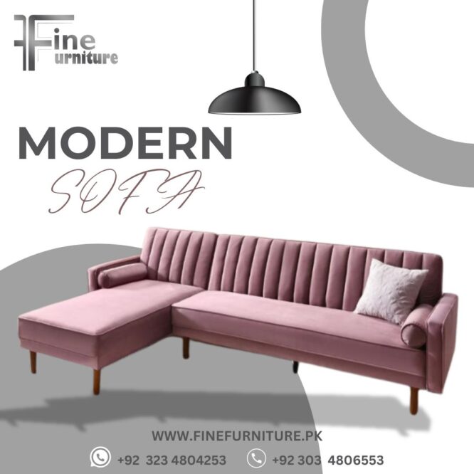 Modern L Shape Sofa.