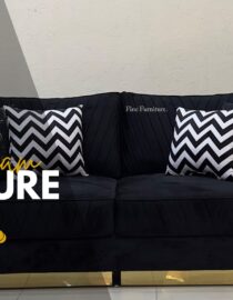 Brass Stripe Sofa.