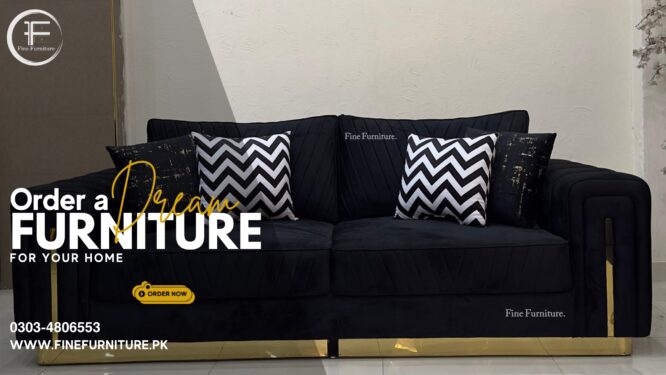 Brass Stripe Sofa.