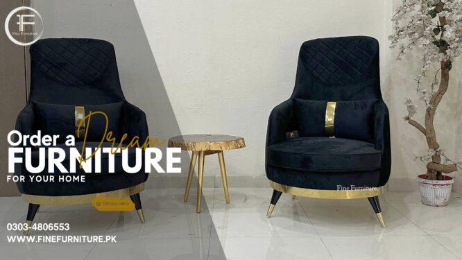 Black Velvet Chairs.