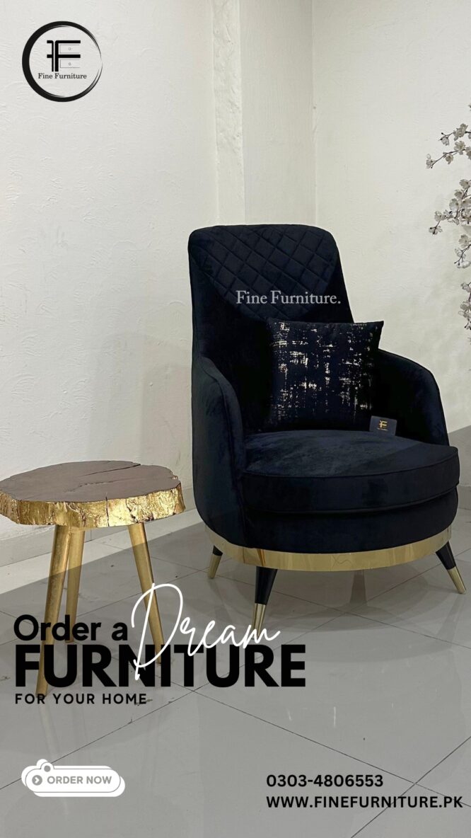 Black Velvet Chairs.