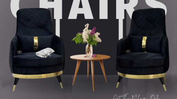 Black Velvet Chairs.