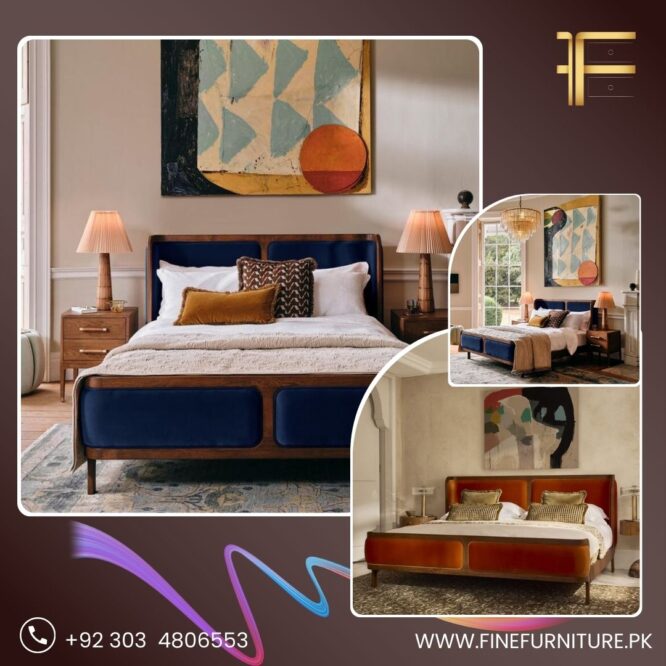 Wooden Bed.