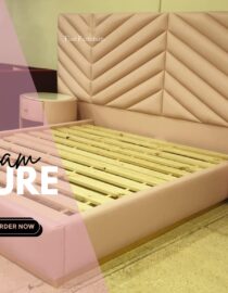 Chevron Pattern Bed.