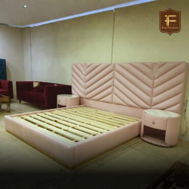 Chevron Pattern Bed.