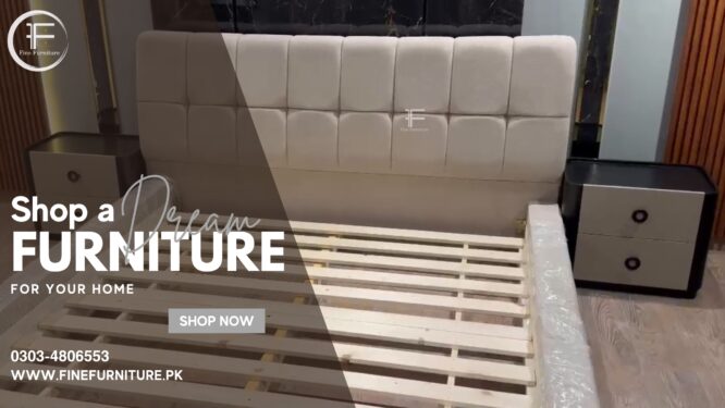 Modern Upholstred Bed.
